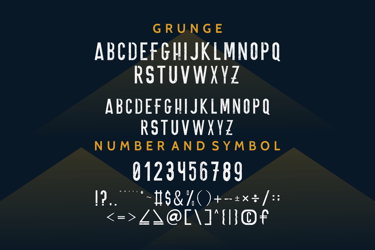 Пример шрифта ONNIC Texture
